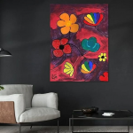 Flower-Power - Leinwanddruck