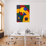 Geometrie - Leinwanddruck