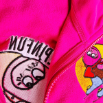 Ski Fahrerin - Fleecejacke Ausschnitt